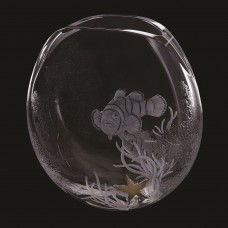 Dartington Crystal Clown Fish Clear Glass Vase Wedding,Home,Party Vintage Gift  7814348943232  173274582524